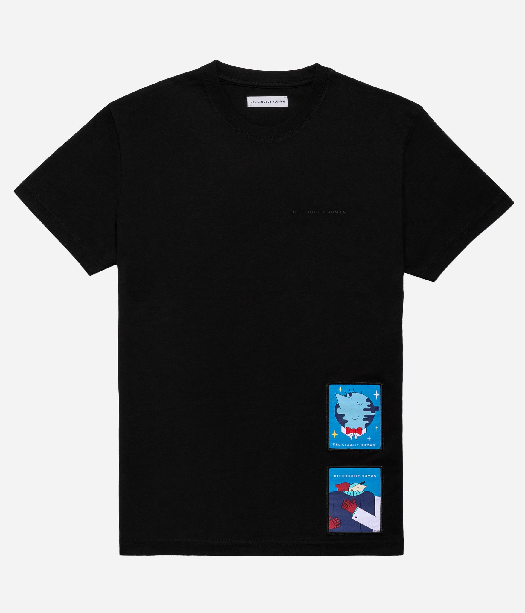 THE GRAPHIC T-SHIRT — PATCH BLACK